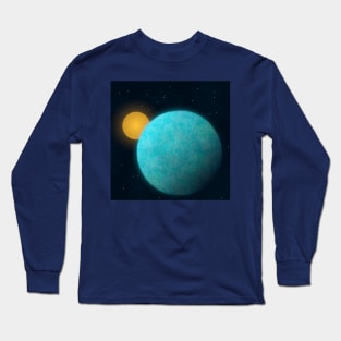 A blue exoplanet Long Sleeve T-Shirt